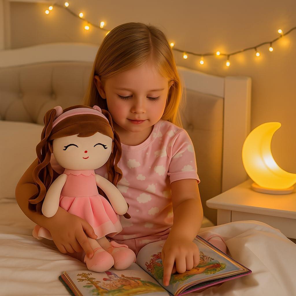 Muñeca de Trapo Suave Jumbrace 40.64 cm Rosa para Bebés