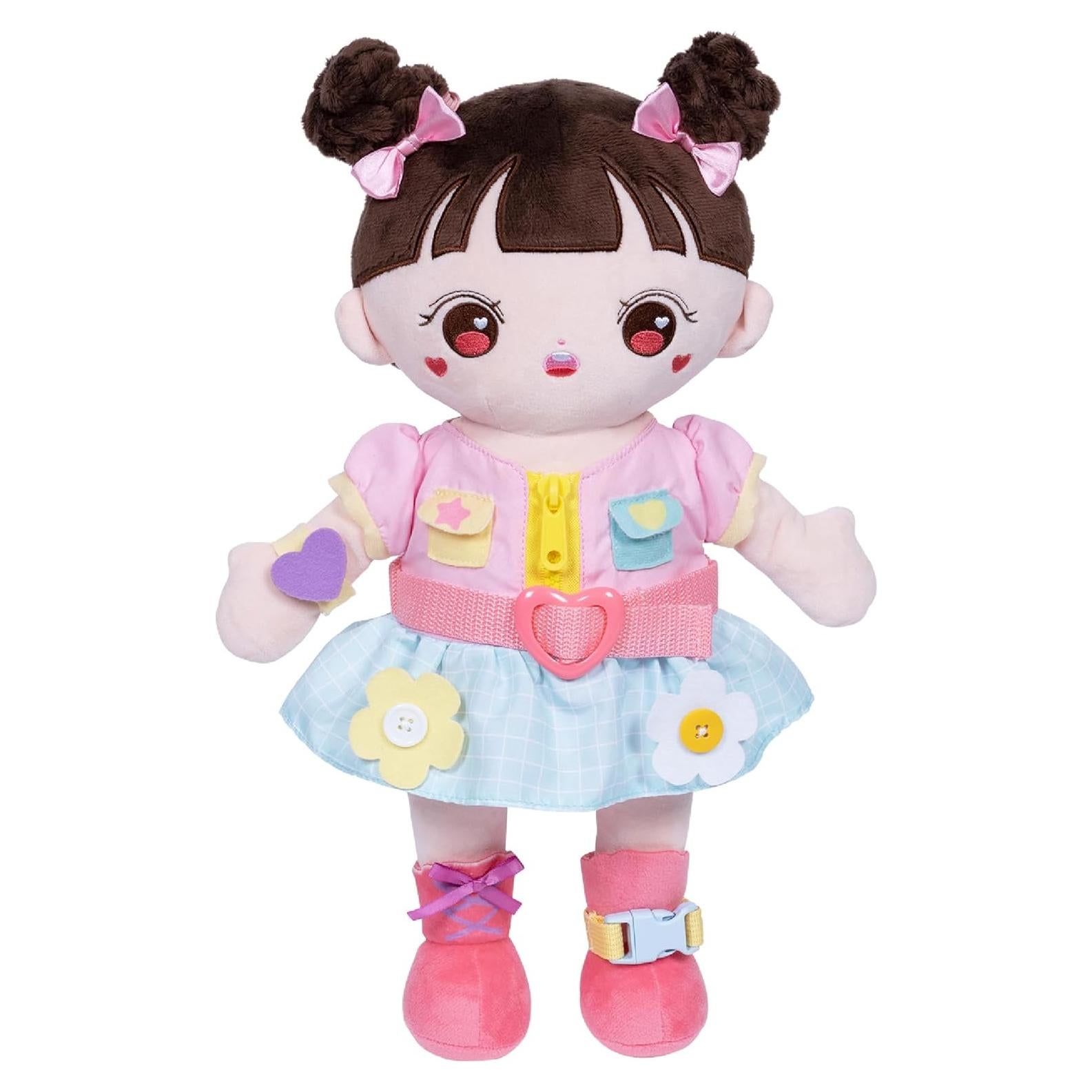 Muñeca Montessori Adora Mia con Hebilla y Aprendizaje