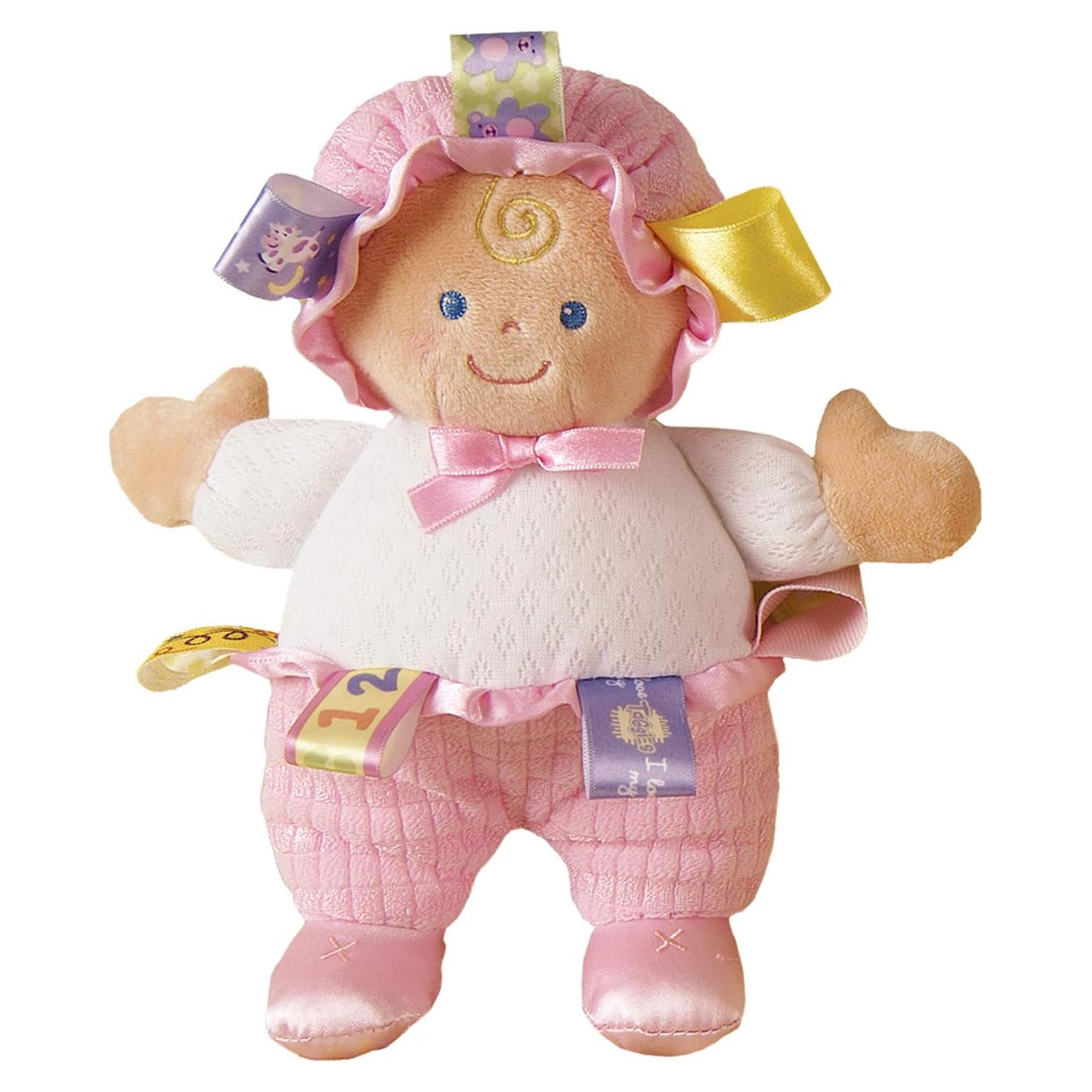 Muñeca de Bebé Taggies Mary Meyer 20 cm Rosa Texturizada