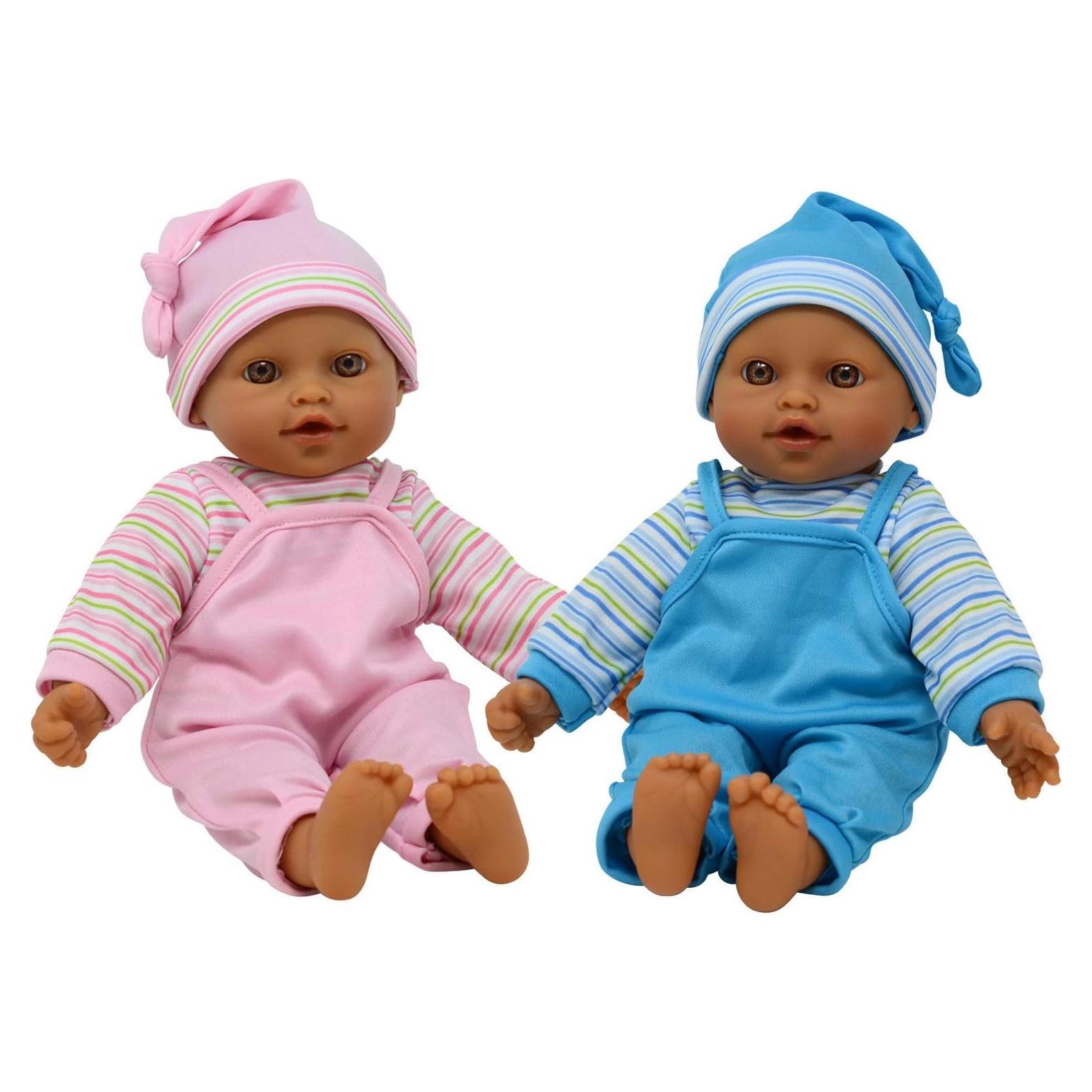 Muñecas Gemelas Hispánicas 30.48 cm - La Colección de Muñecas de Nueva York