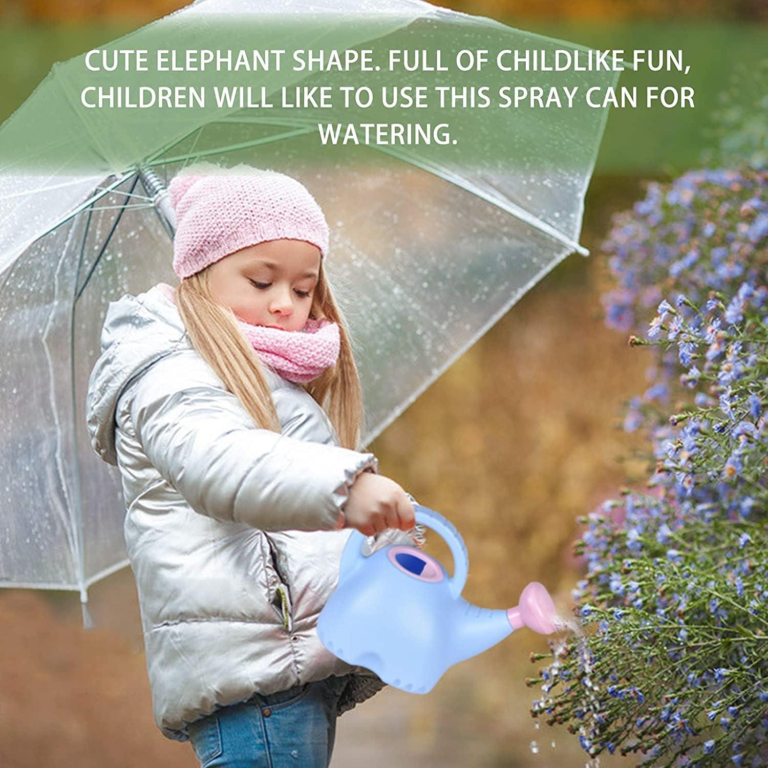 Regadera de Plástico Rosa Elefante 1.5L para Jardín y Interior