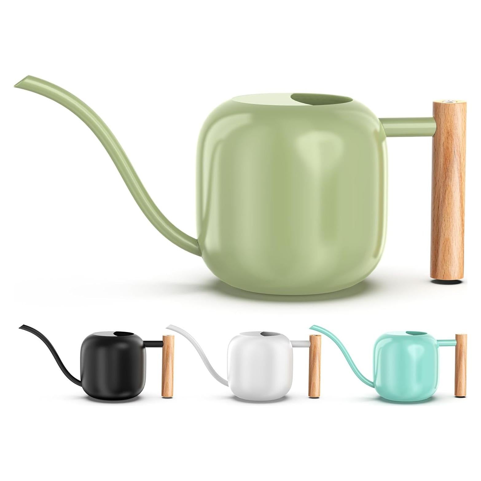 Regadera de Metal Verde Salvia Green Moon 1.2L para Plantas