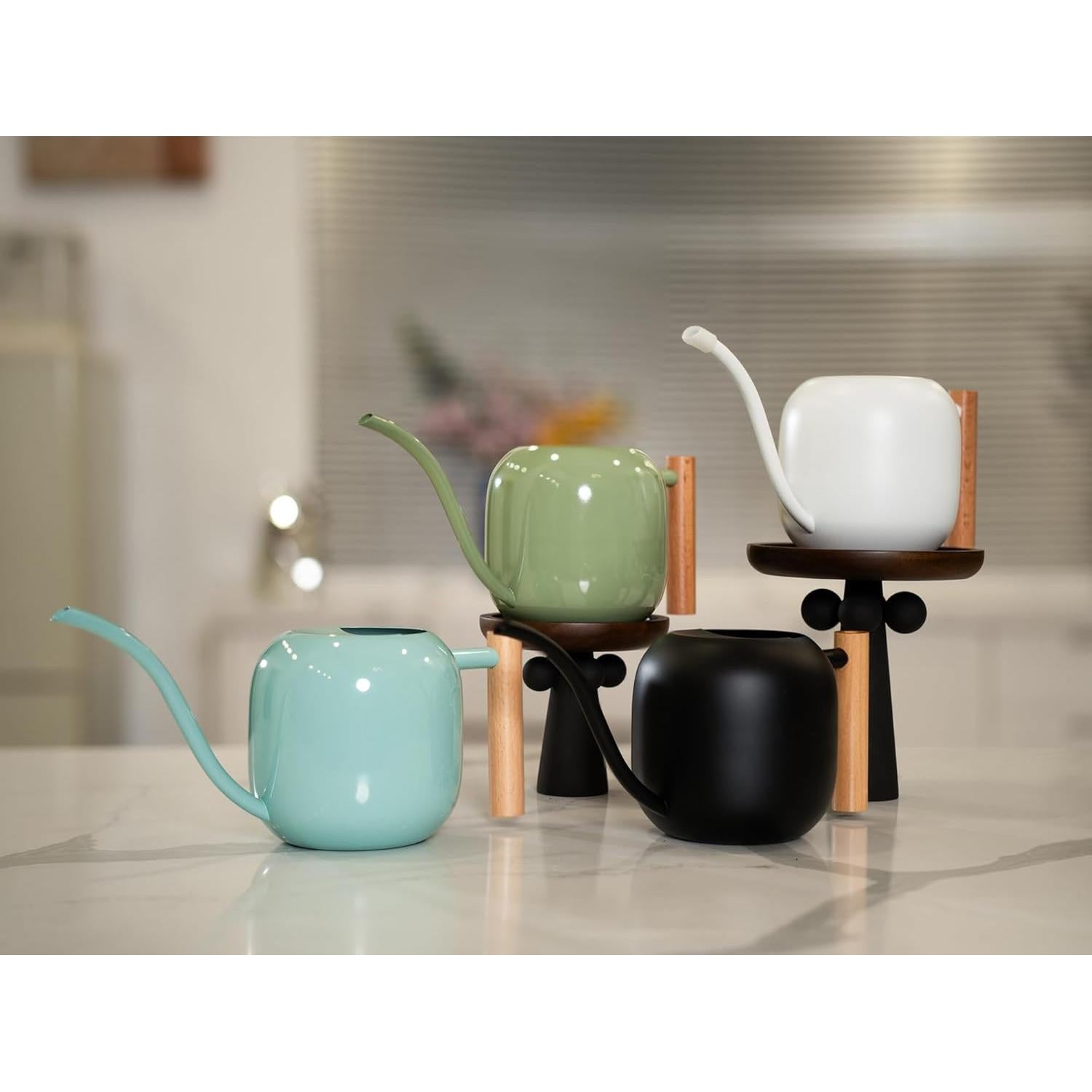 Regadera de Metal Verde Salvia Green Moon 1.2L para Plantas