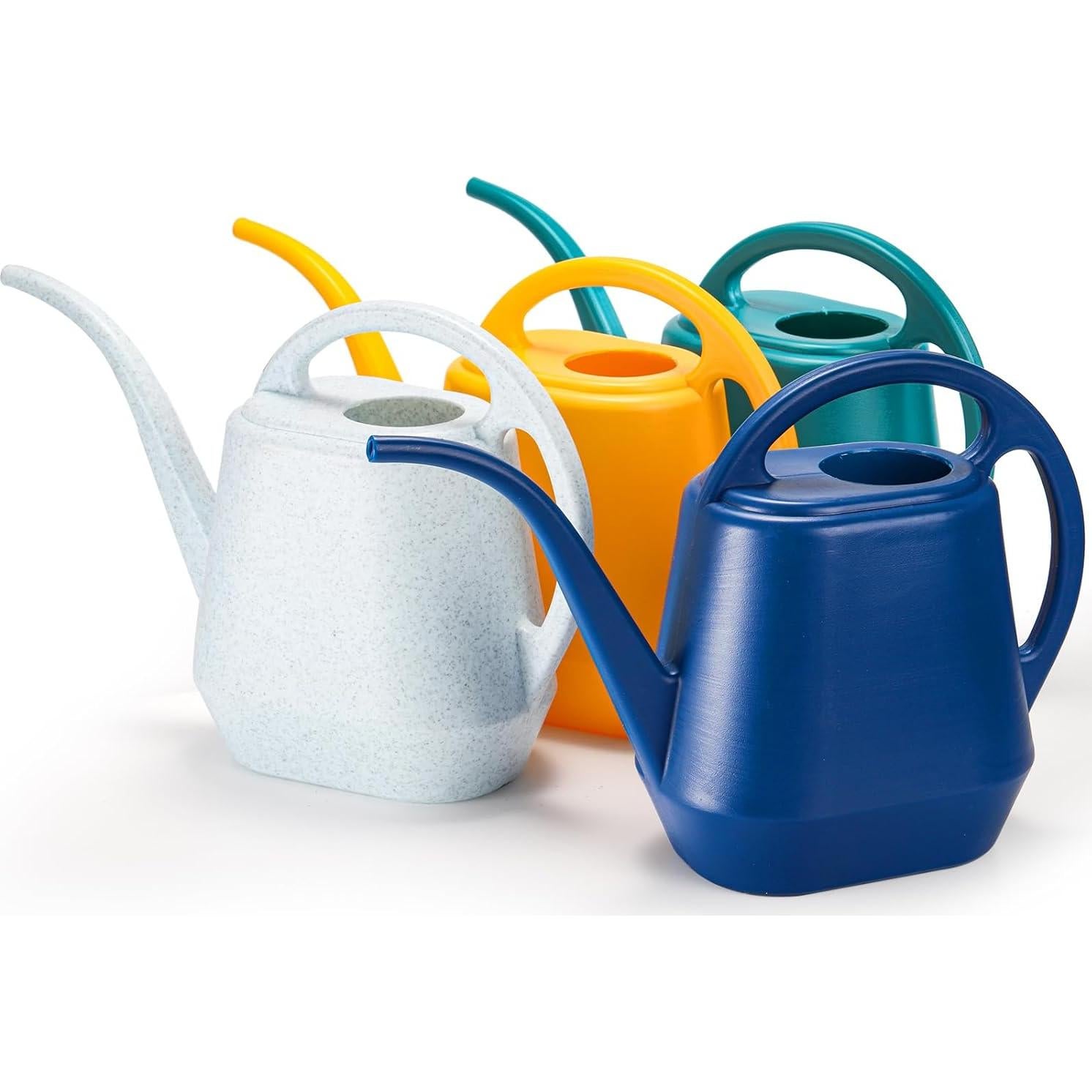 Regadera Fasmov 2L Plástico Amarillo con Pico Largo Ergonómico