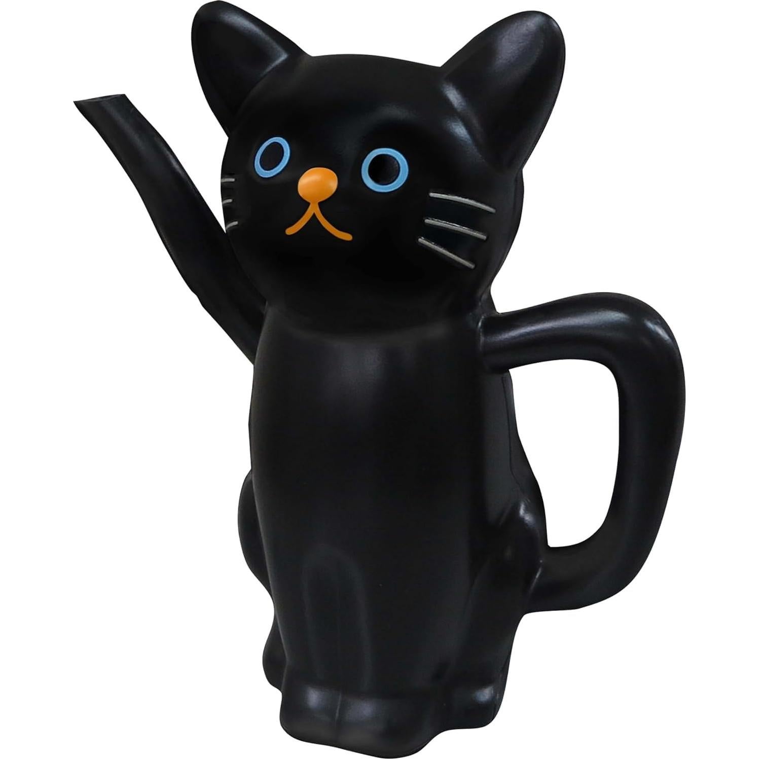 Regadera en Forma de Gato Negro Meiho 1.5L Plástico Ligero