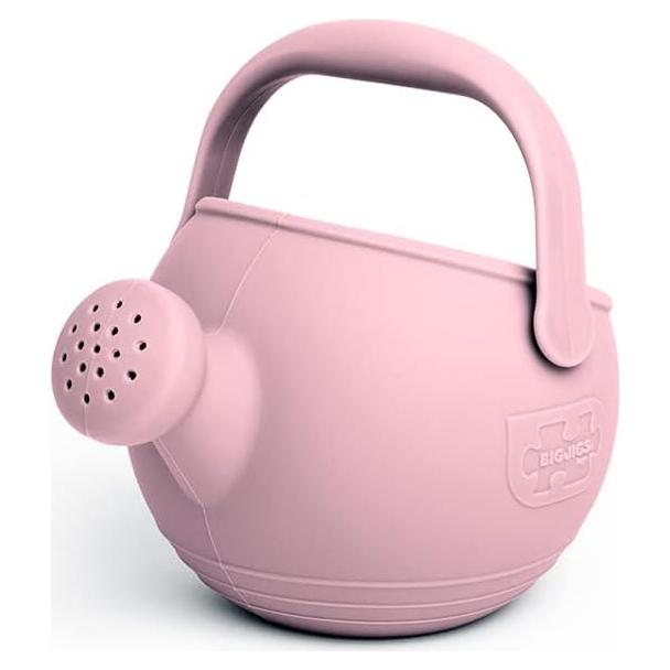 Regadera Infantil de Silicona Bigjigs Toys Rosa Rubor 19x10.5x12cm
