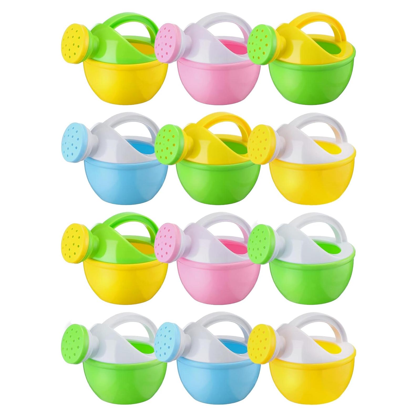 Set de 12 Regaderas de Plástico para Niños Sosation - Juguetes de Jardinería y Playa