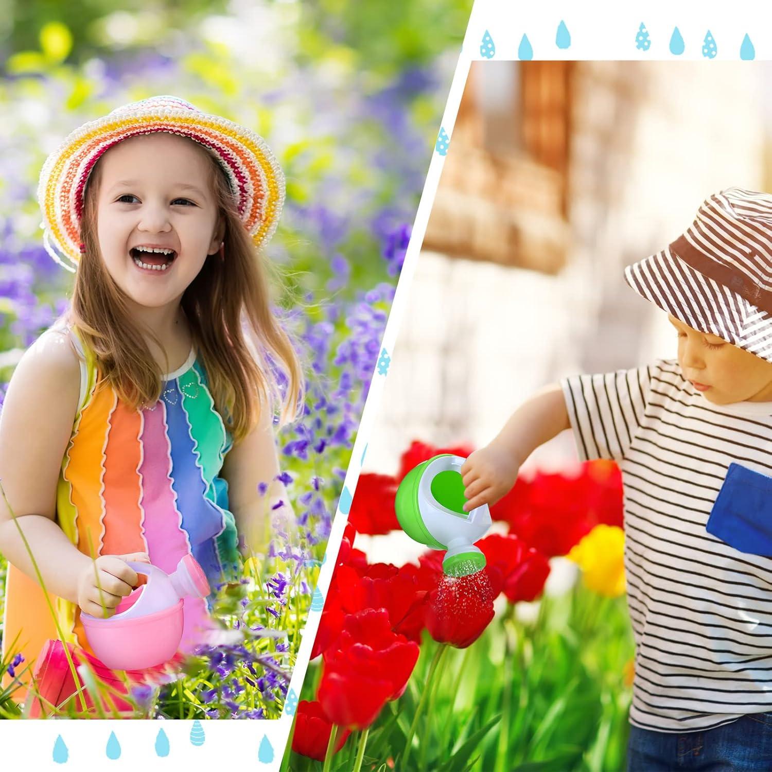 Set de 12 Regaderas de Plástico para Niños Sosation - Juguetes de Jardinería y Playa