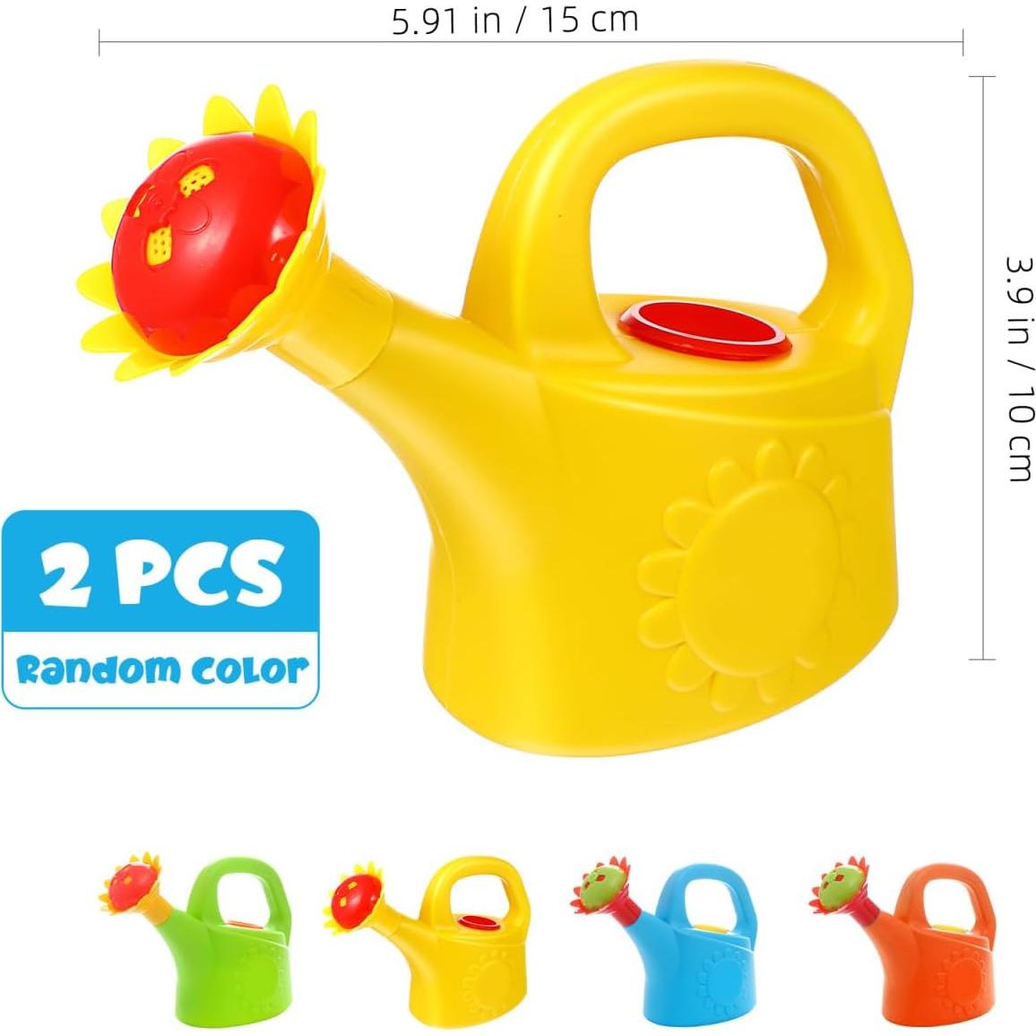 Set de 2 Regaderas de Juguete NUOBESTY para Niños 15x10x8cm