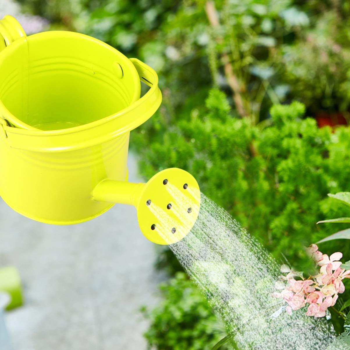 Regadera de Metal Hemoton para Niños 15x7.5cm Verde Claro