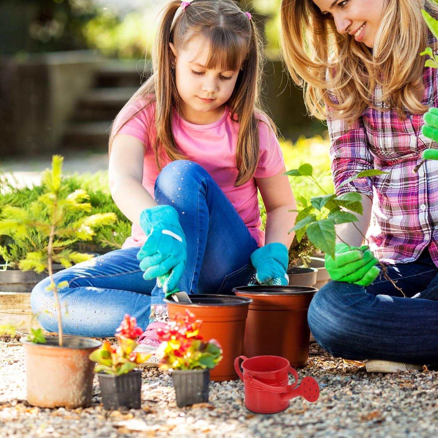 Mini Regadera de Metal Yardwe para Niños - 6 Piezas, 15 cm