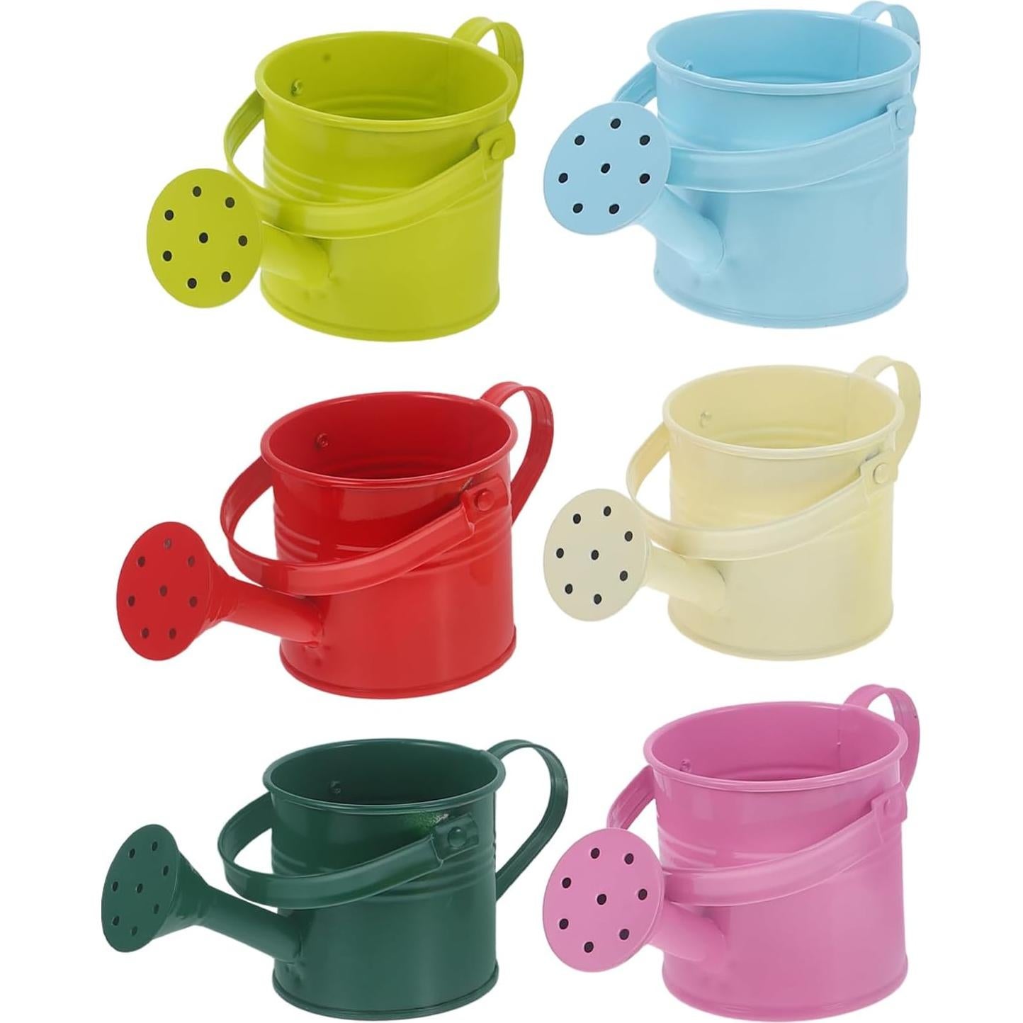 Mini Regadera de Metal Yardwe para Niños - 6 Piezas, 15 cm