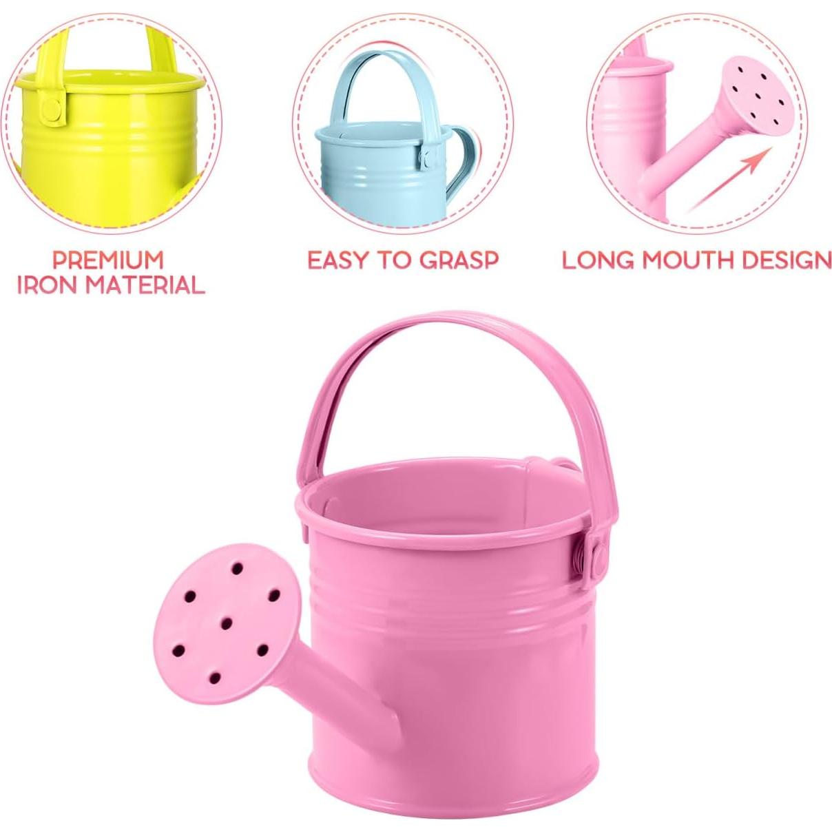 5 Regaderas de Hierro para Niños - Chic Cubo de Agua 0.5kg