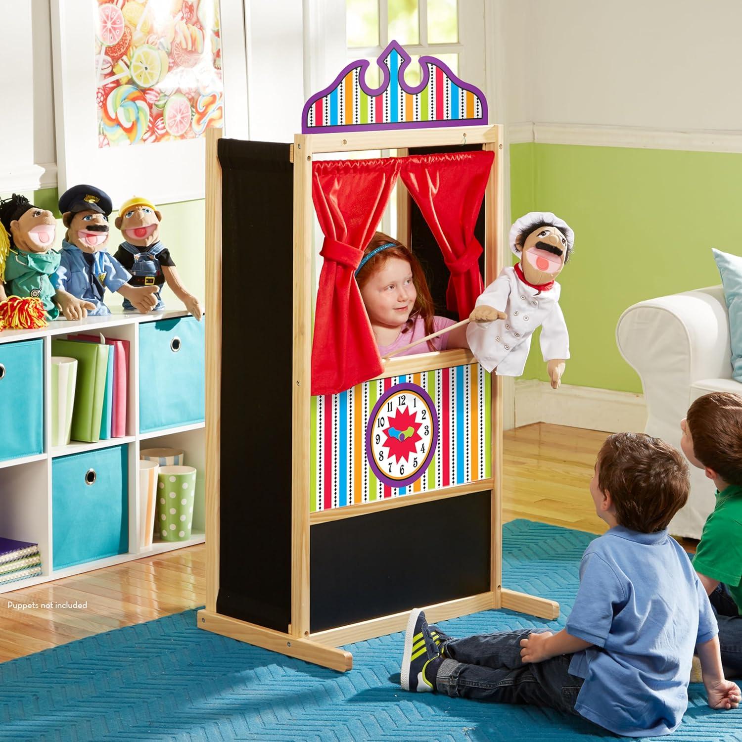 Teatro de Títeres de Madera Melissa & Doug 132x46 cm