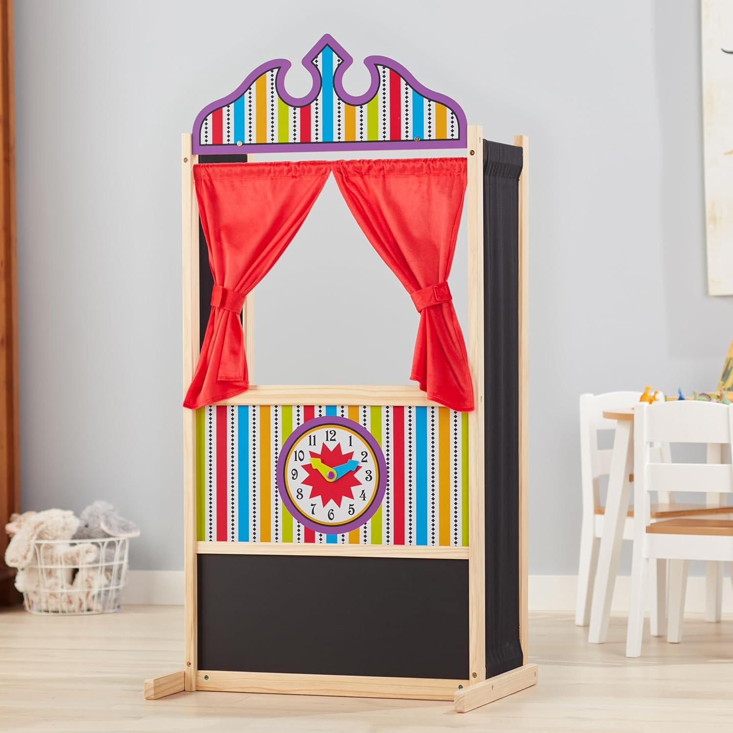 Teatro de Títeres de Madera Melissa & Doug 132x46 cm