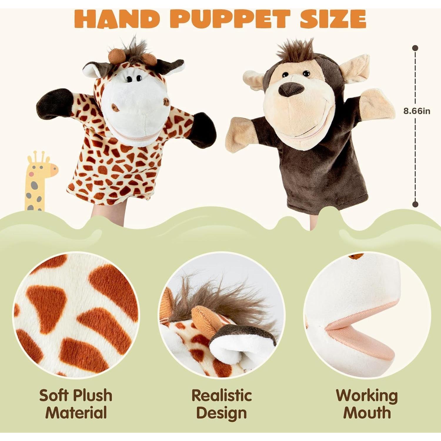 Teatro de Títeres de Madera labebe Deluxe 2-en-1 con Pizarra