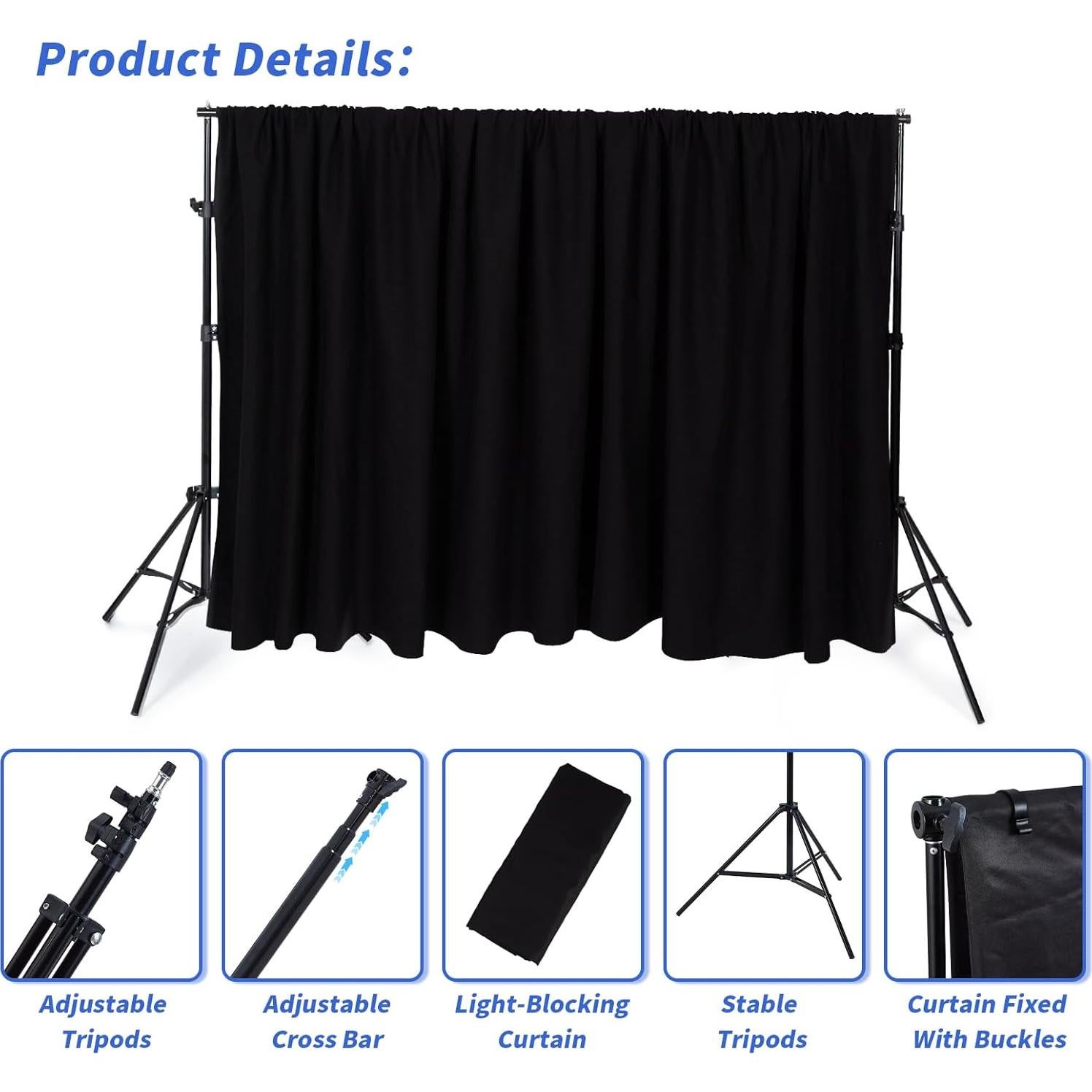 Escenario de Títeres Niyanghome Ajustable 200.66 cm Portátil