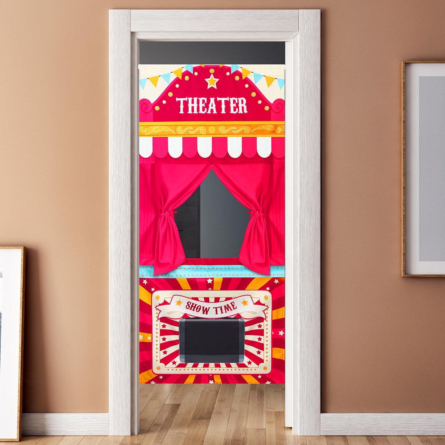 Teatro de Títeres Plegable VitalCozy 170 x 78 cm Ajustable