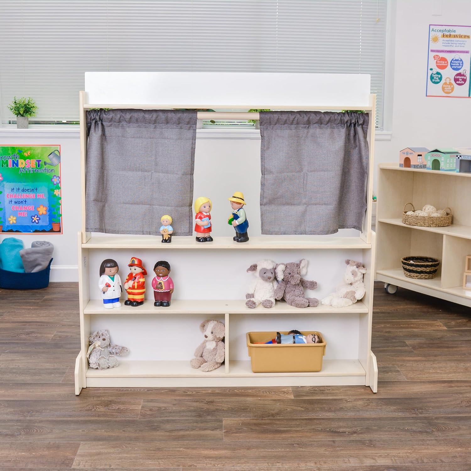 Teatro de Títeres Children's Factory con Pizarra Blanca 124.88 cm