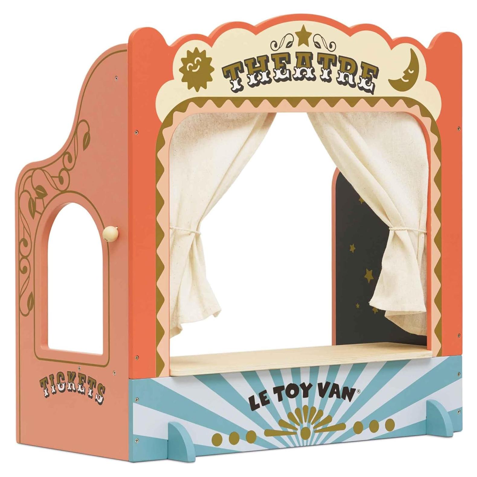 Teatro de Marionetas de Madera Le Toy Van TV351 - 29.5x29.5x54.5 cm