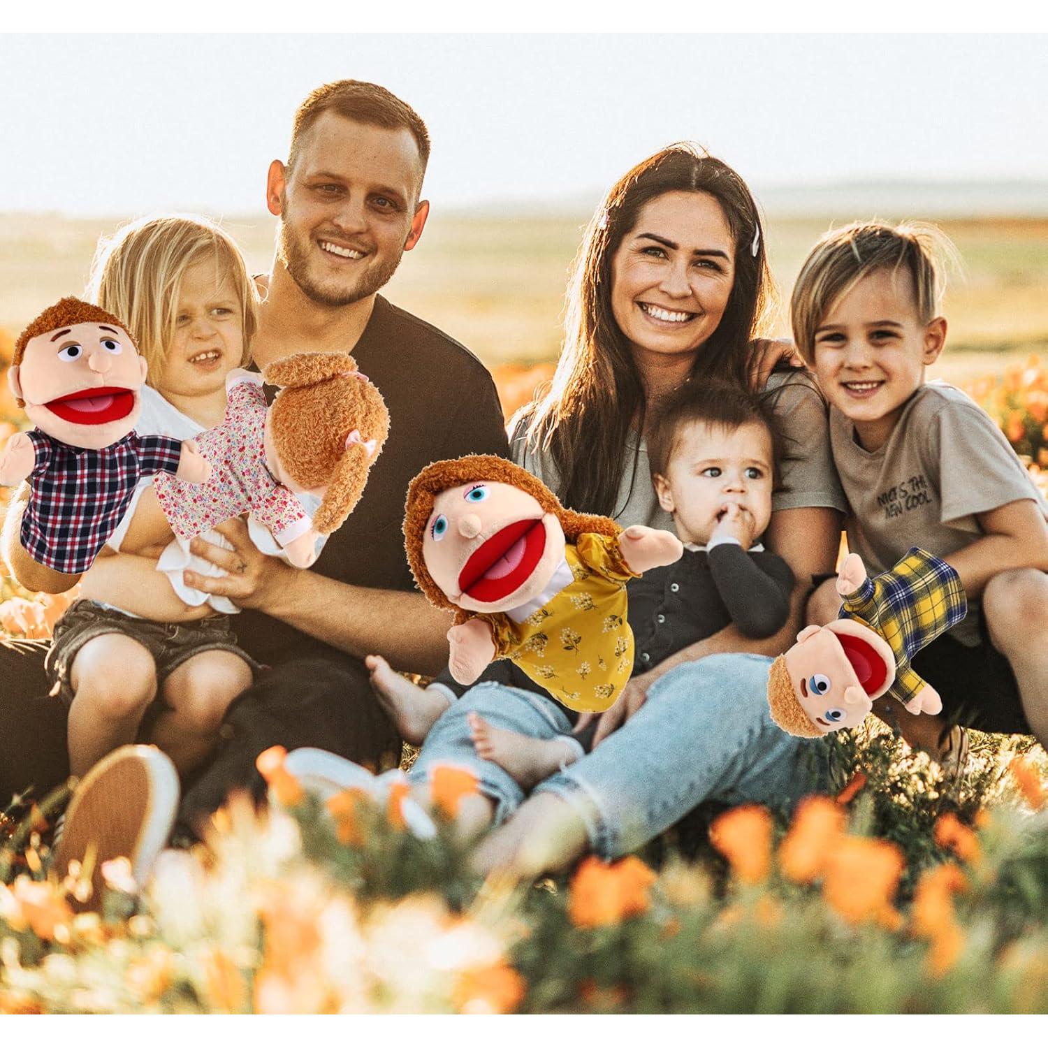 Títeres de Mano Familiar ZJoey 30.48 cm 6 Piezas Peluche