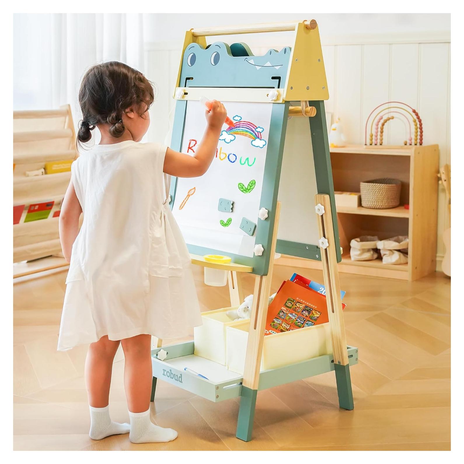 Caballete de Madera Ajustable ROBUD Cocodrilo para Niños