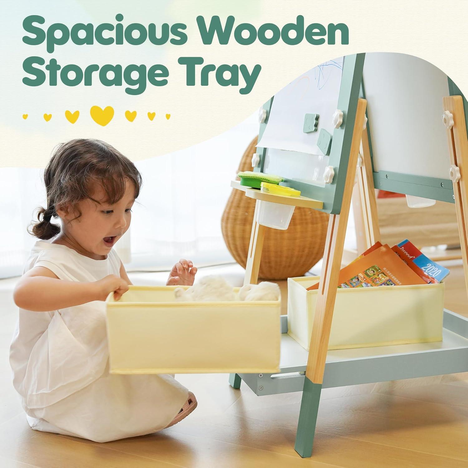 Caballete de Madera Ajustable ROBUD Cocodrilo para Niños