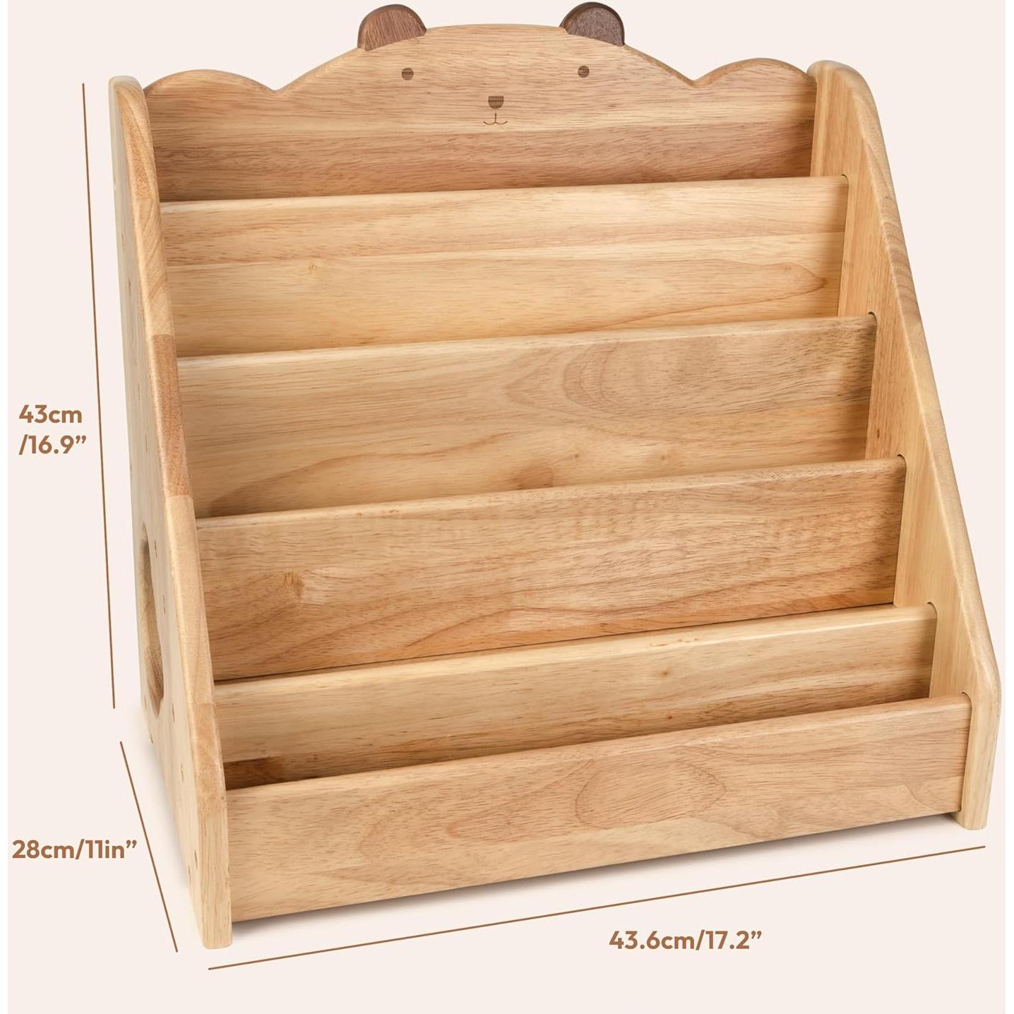 Estantería Montessori Woodtoe para Niños con Pizarra 6 Estantes