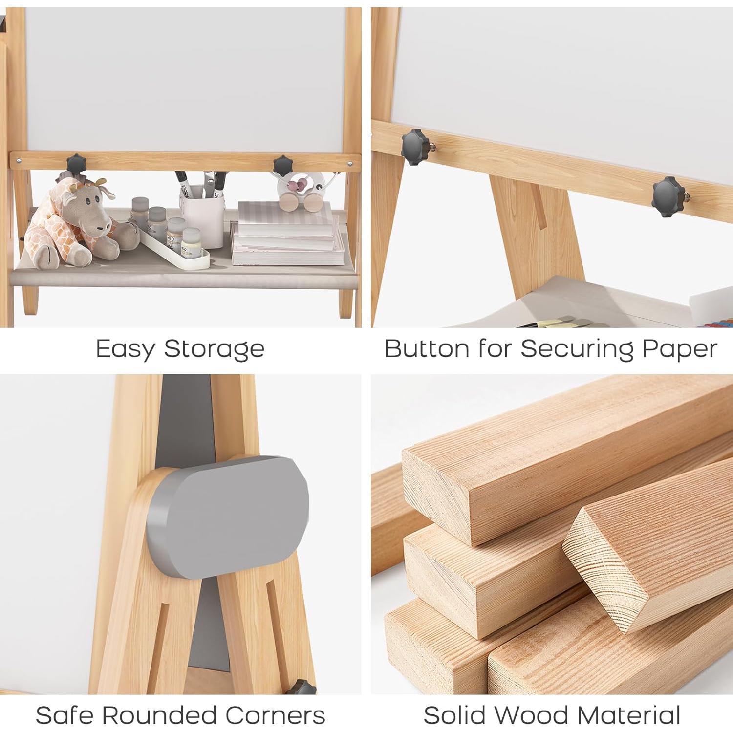 Caballete de Arte Plegable BanaSuper 3 en 1 para Niños