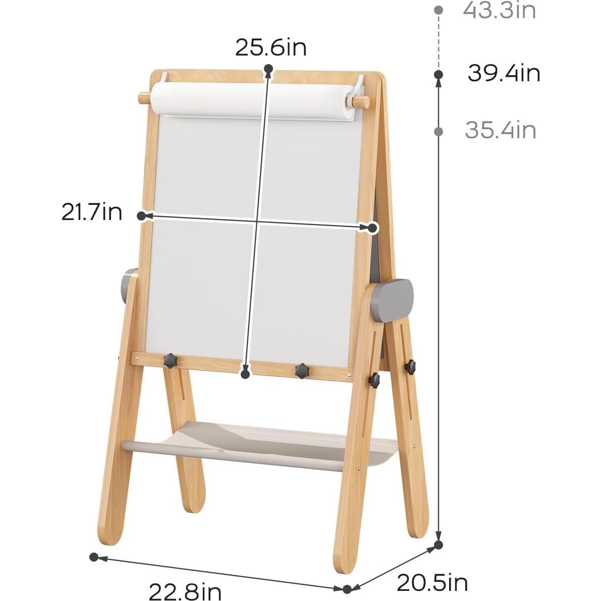 Caballete de Arte Plegable BanaSuper 3 en 1 para Niños