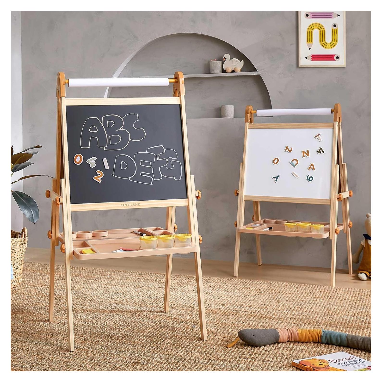 Caballete Infantil Ajustable Tiny Land 4 en 1 de Madera
