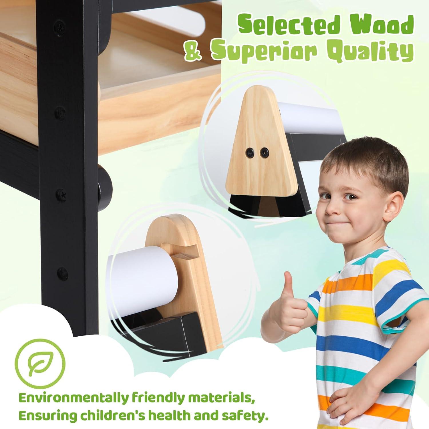 Caballete de Arte 3 en 1 IDEA FAMILY Ajustable para Niños