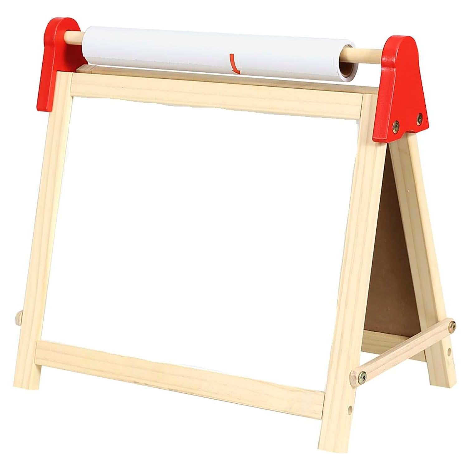Caballete Doble Cara de Madera Easy Playhouse con Rollo de Papel