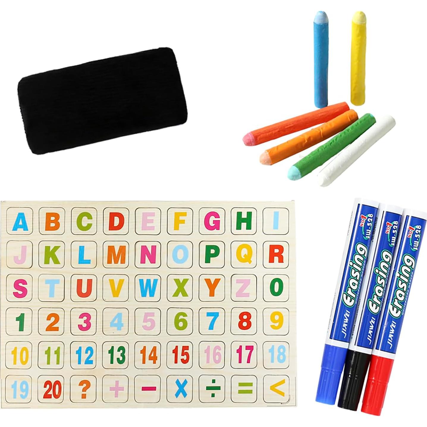 Caballete Doble Cara de Madera Easy Playhouse con Rollo de Papel