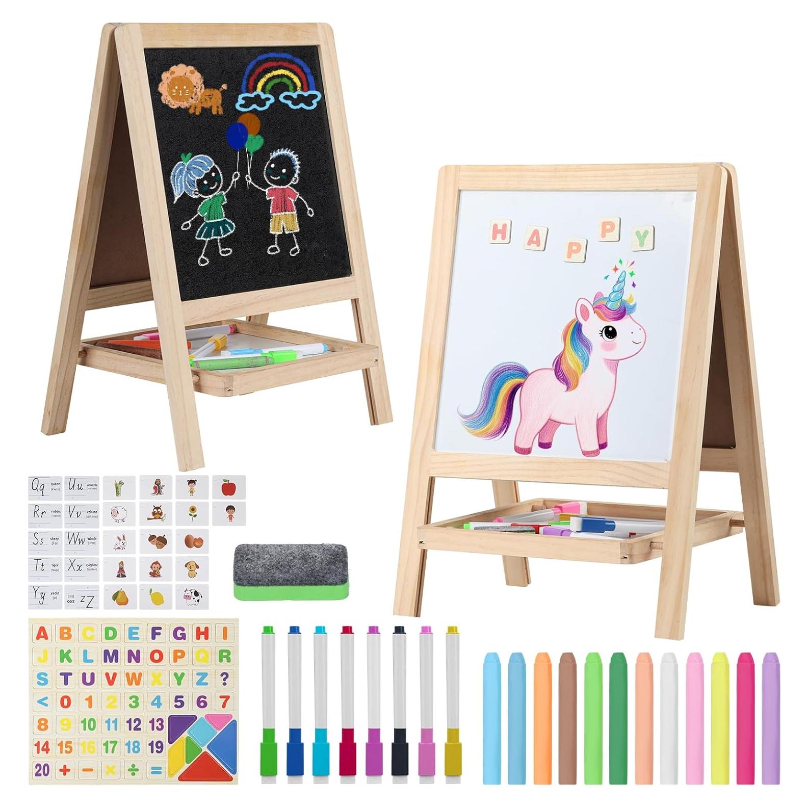 Caballete Educativo Doble Cara Kileubuto para Niños 2-4 Años