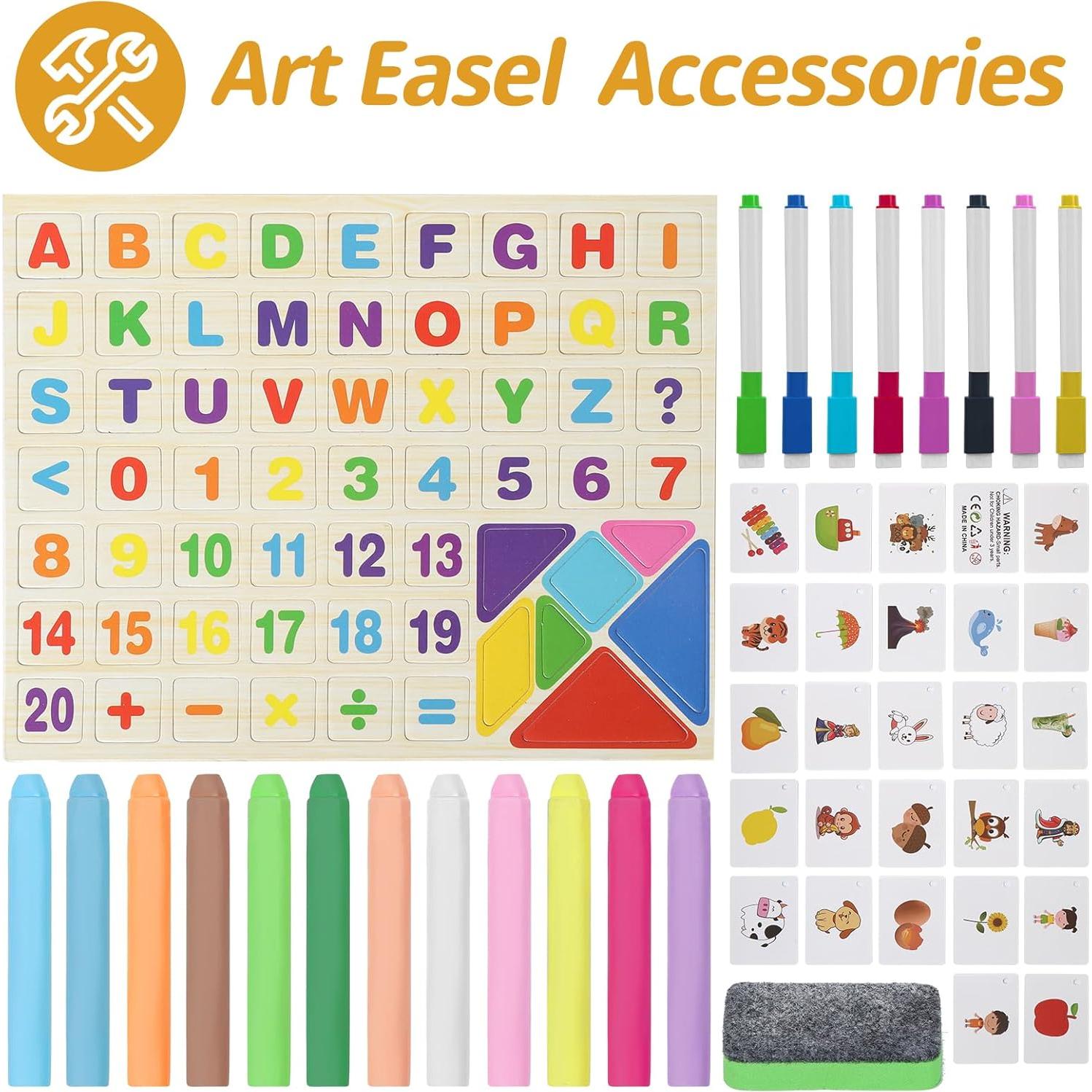 Caballete Educativo Doble Cara Kileubuto para Niños 2-4 Años