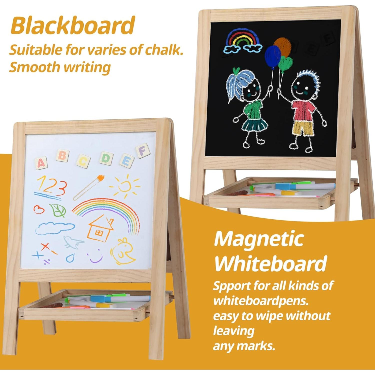 Caballete Educativo Doble Cara Kileubuto para Niños 2-4 Años