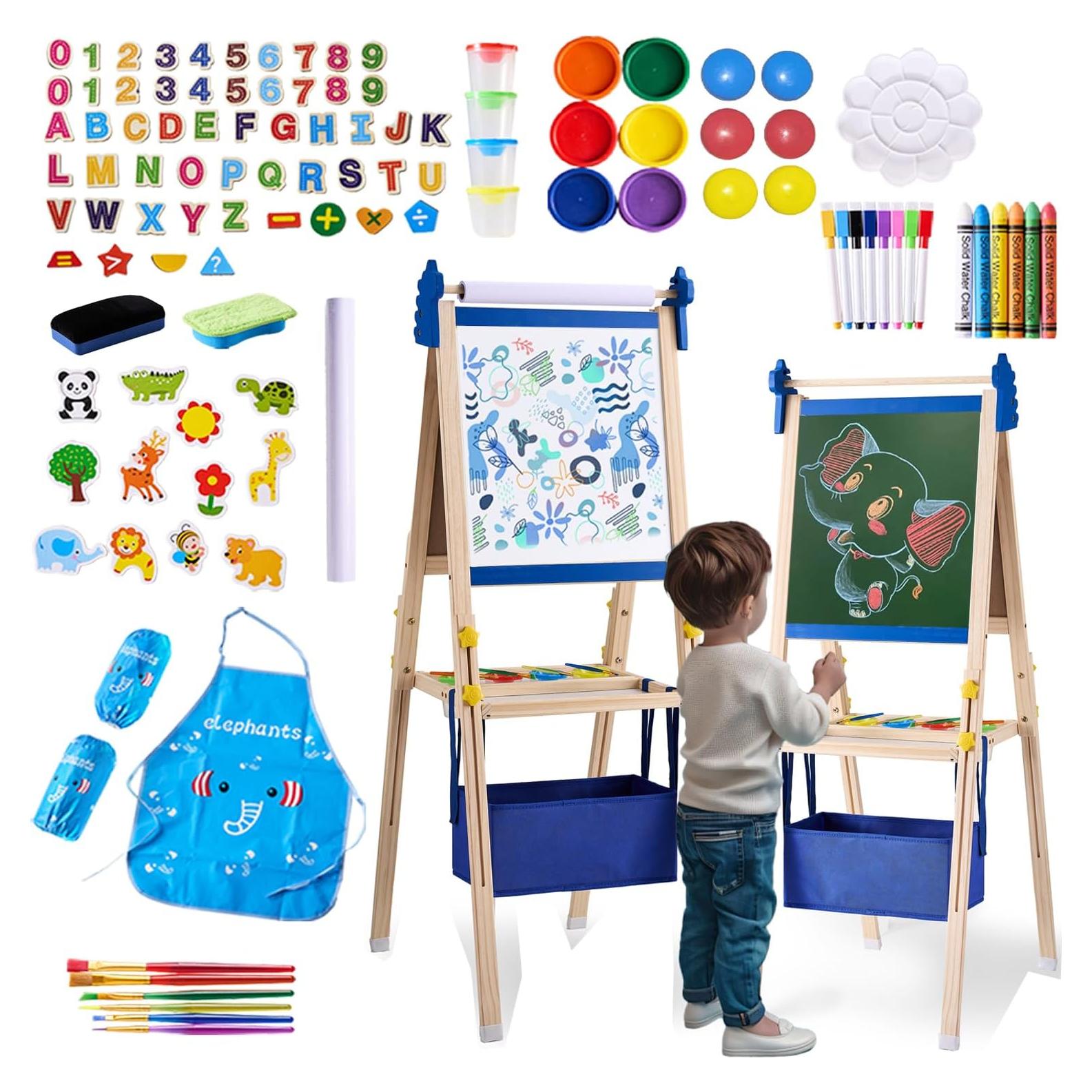 Caballete de arte ajustable SWINSKUAD para niños 94-123 cm