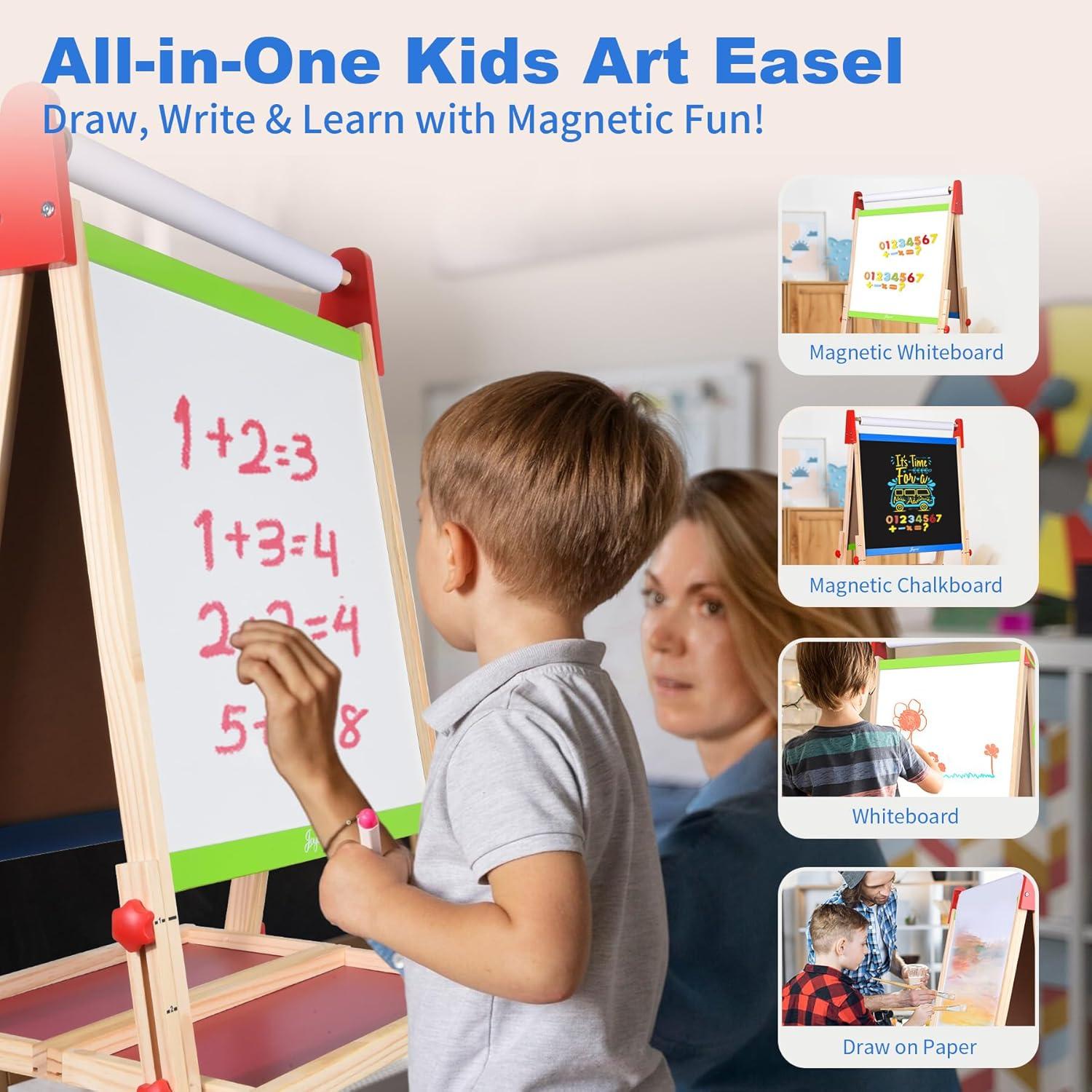 Caballete Plegable Joyooss para Niños con Pizarra Magnética