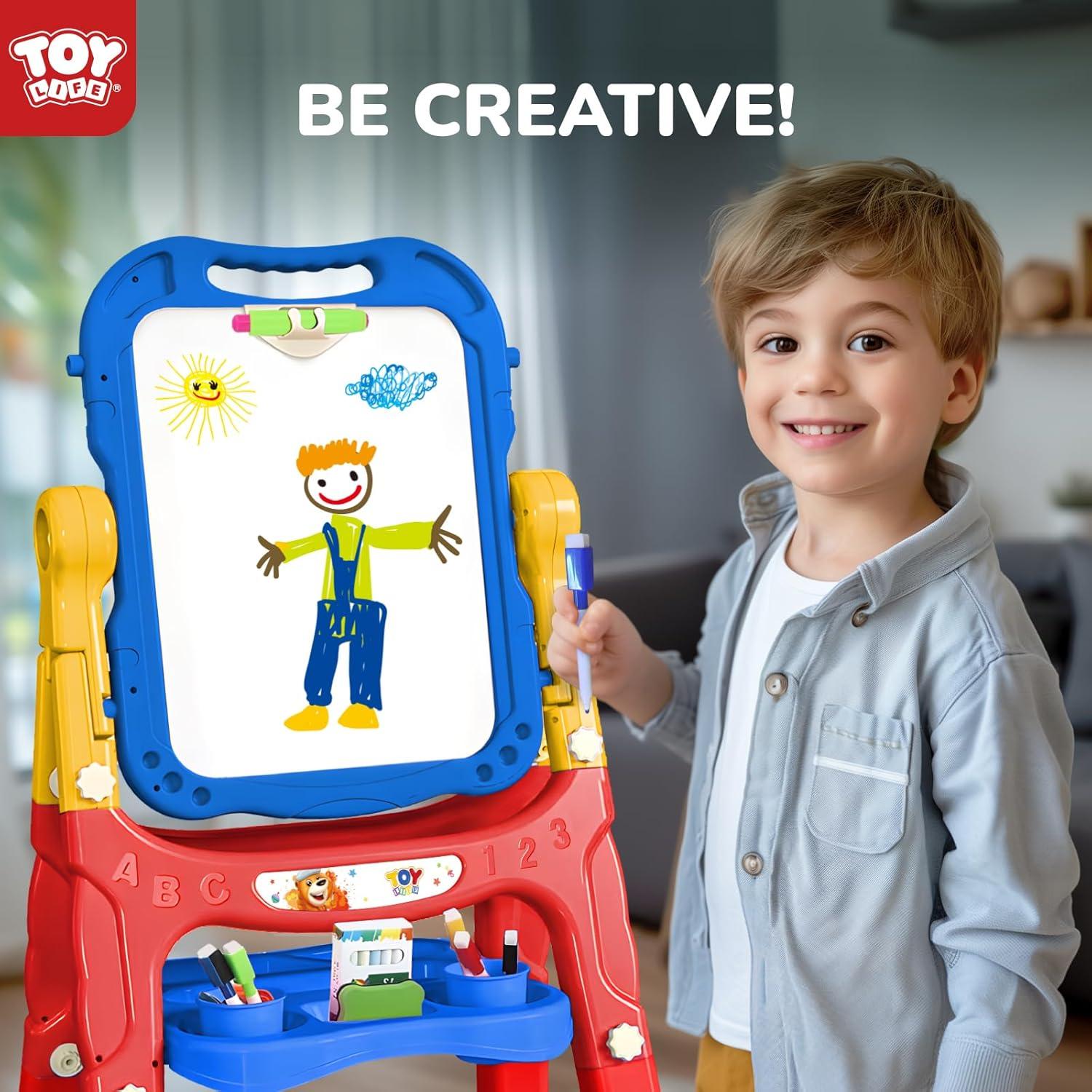 Caballete de Arte TOY Life Ajustable 4 en 1 para Niños