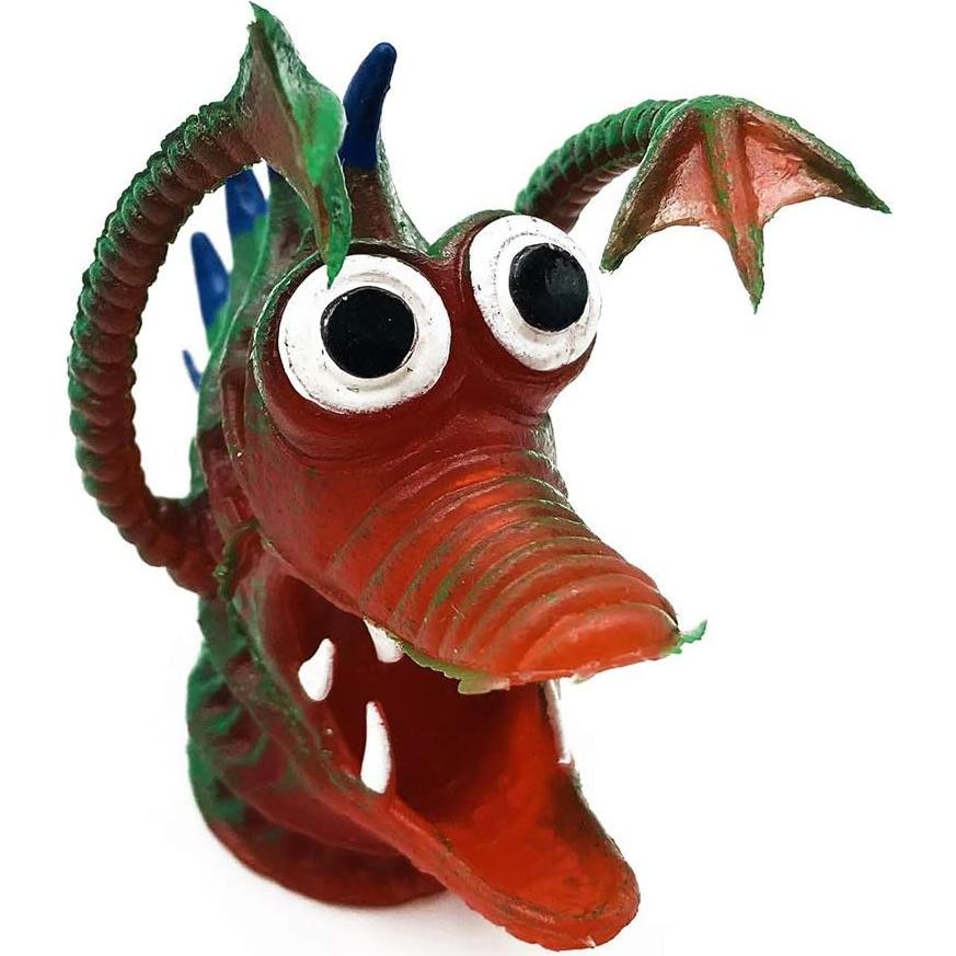 Títeres de dedo monstruo de silicona Christoy - 5 piezas