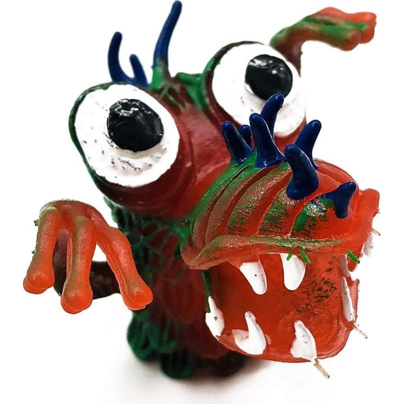 Títeres de dedo monstruo de silicona Christoy - 5 piezas