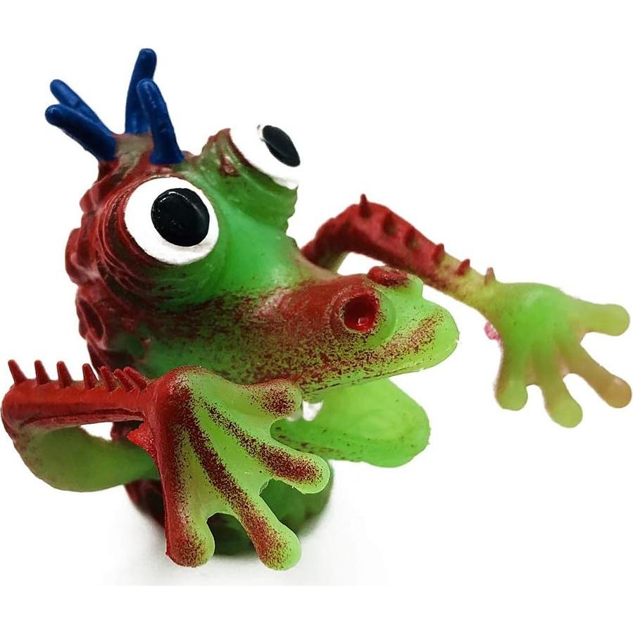 Títeres de dedo monstruo de silicona Christoy - 5 piezas