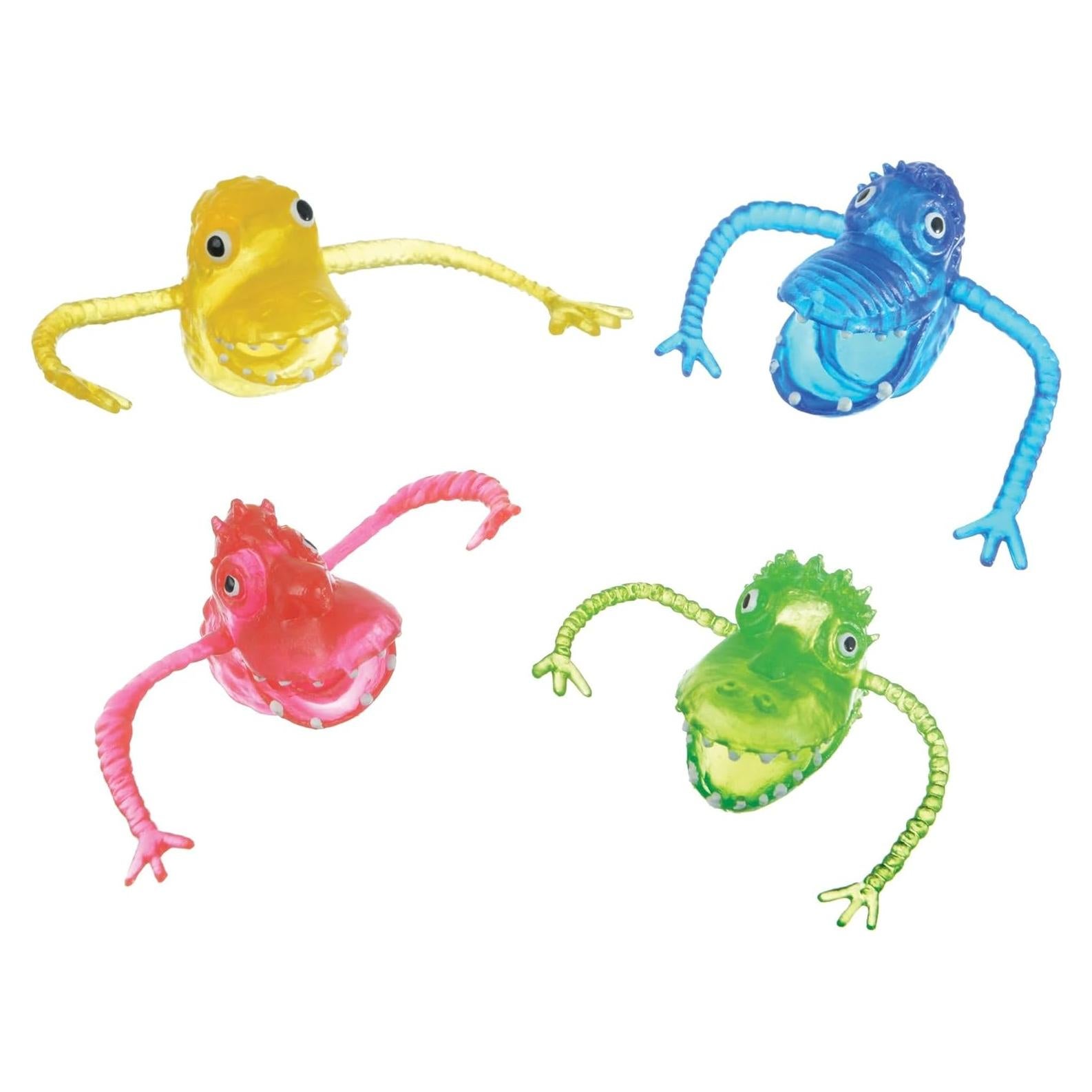 Títeres de Dedo Monster Amscan - Paquete de 8 Colores Variados