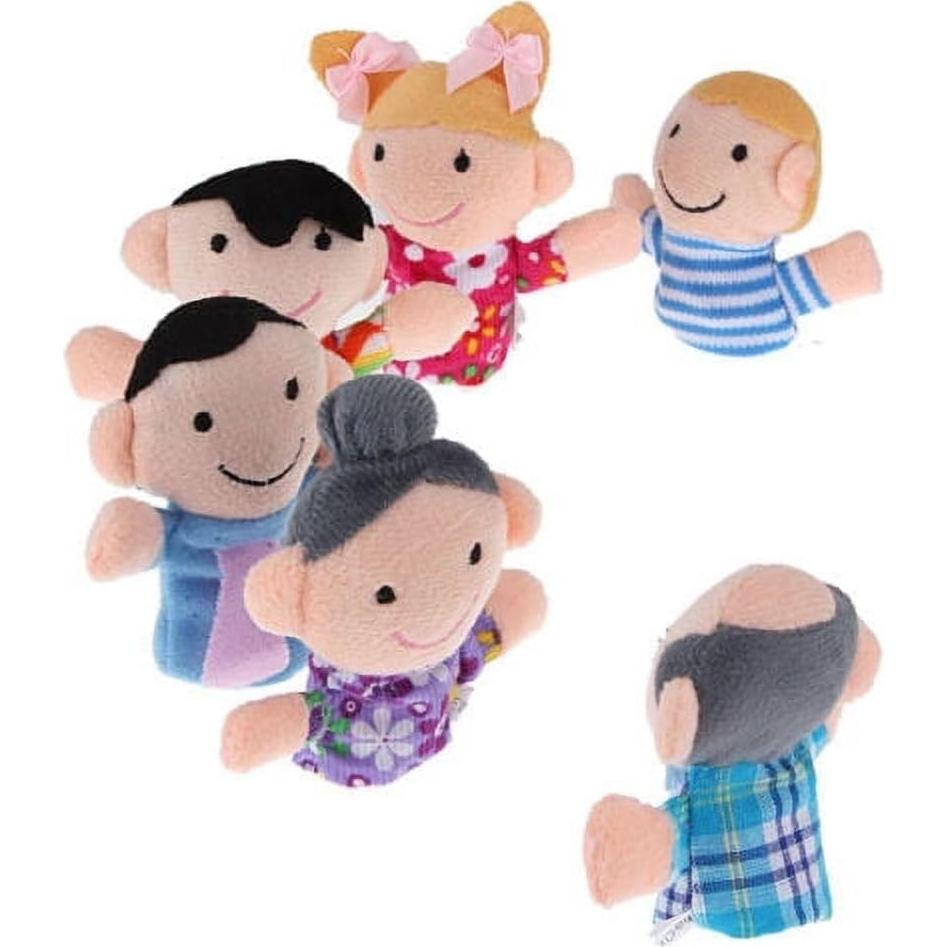 Juego de Títeres de Dedo Galepromot - 6 Piezas Familiares