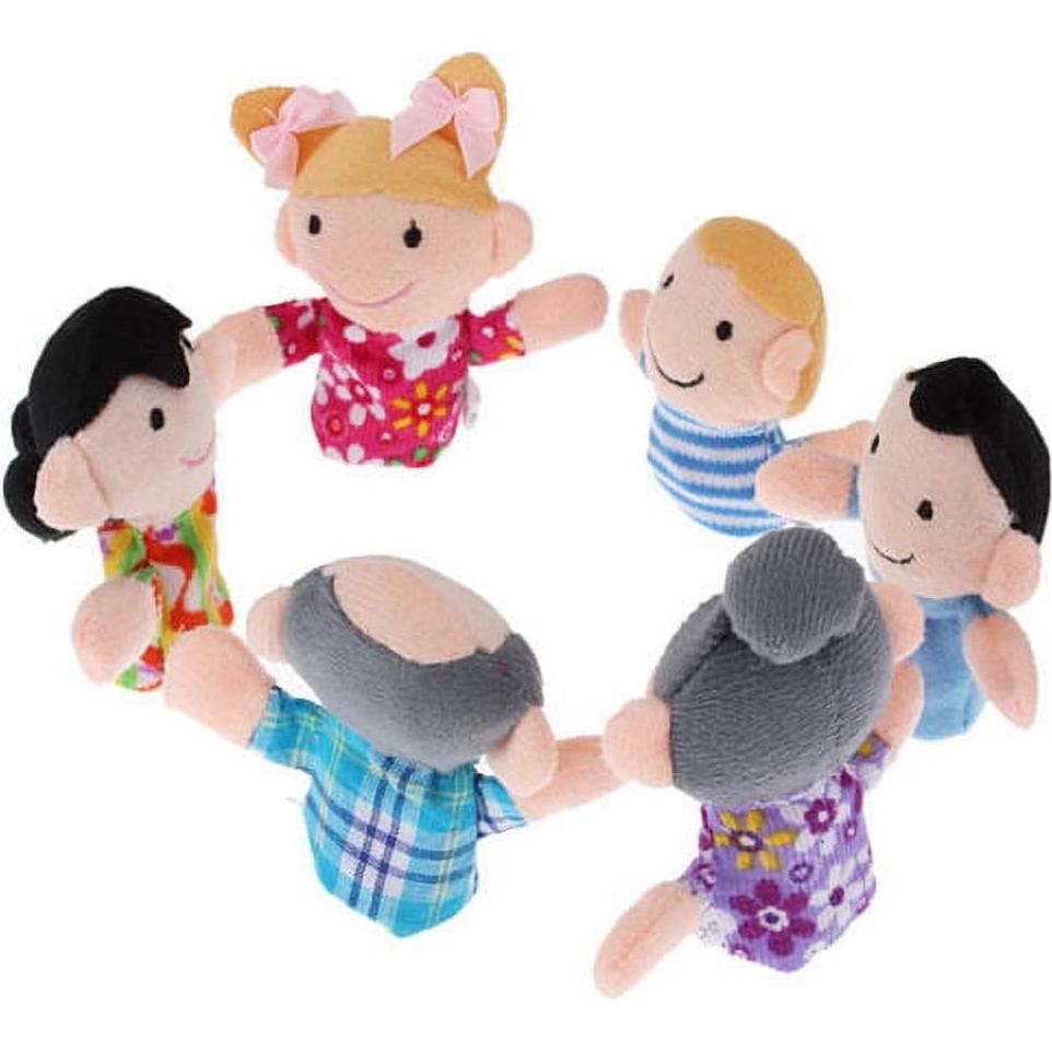 Juego de Títeres de Dedo Galepromot - 6 Piezas Familiares