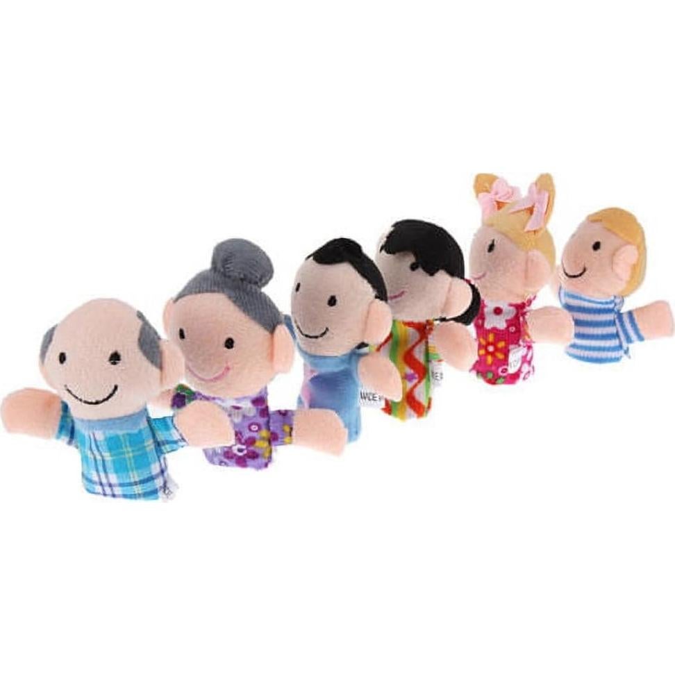 Juego de Títeres de Dedo Galepromot - 6 Piezas Familiares