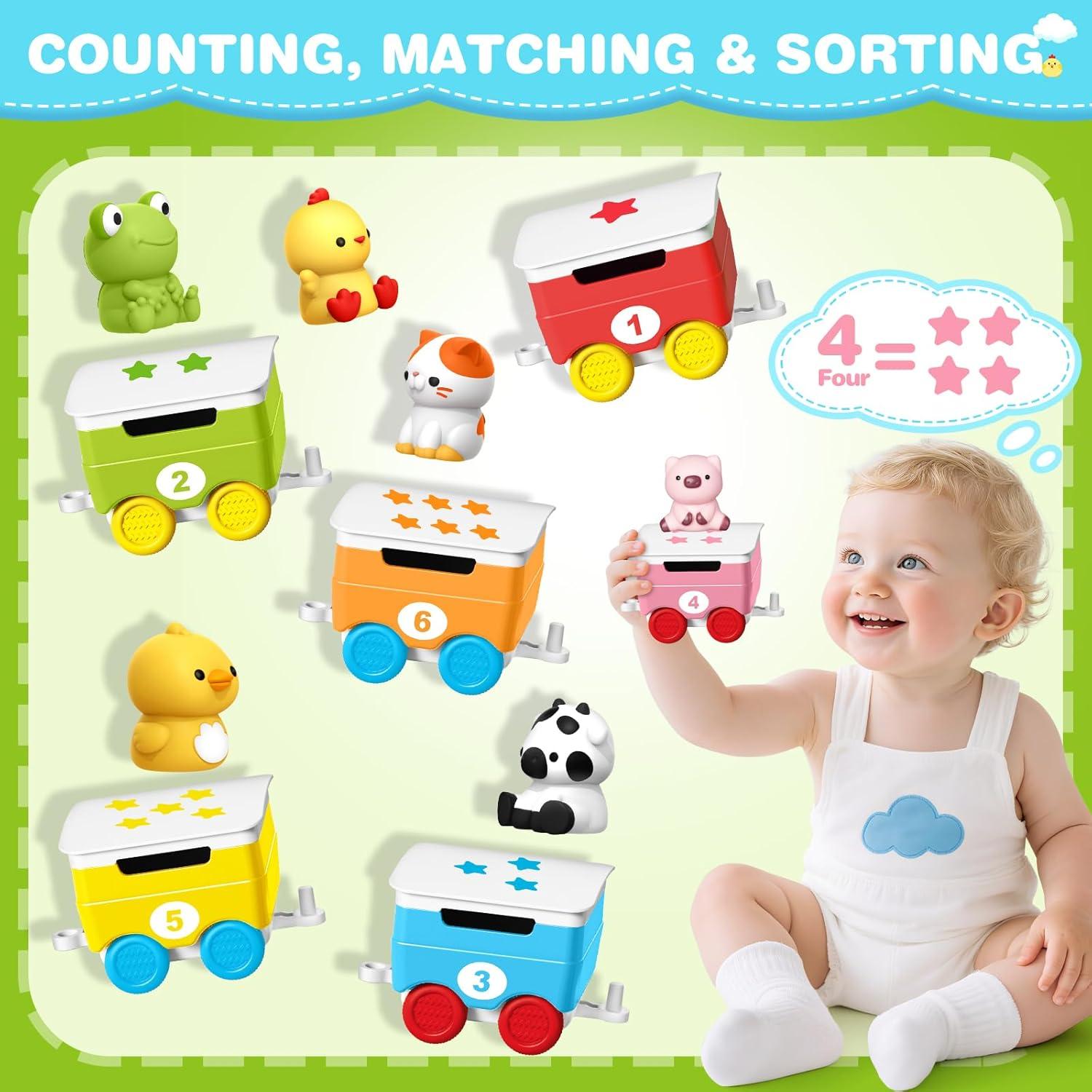 Juguete de Aprendizaje ShyLizard Tren Eléctrico con Luces y Música