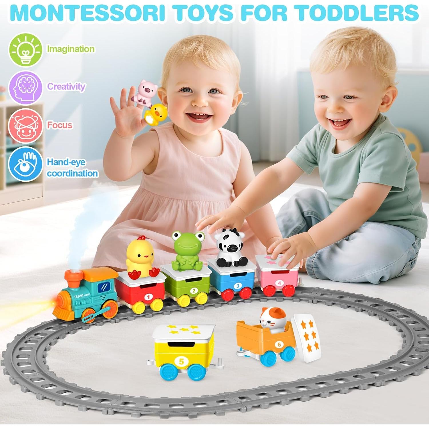 Juguete de Aprendizaje ShyLizard Tren Eléctrico con Luces y Música