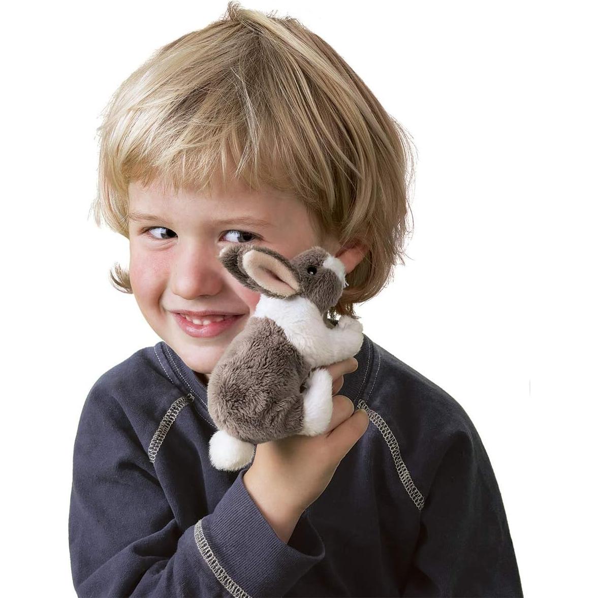 Títere de dedo Mini Conejo Folkmanis 12.7 cm Multicolor